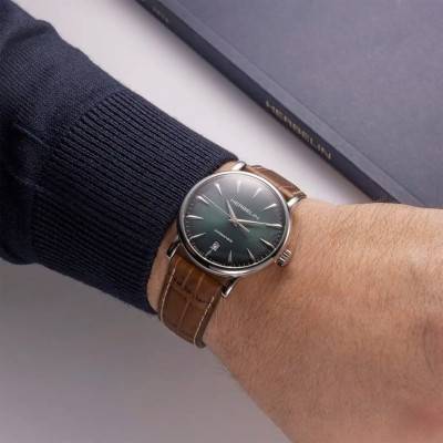 Inspiration Automatic Steel Brown Leather Watch 2047AP16MA - Herbelin