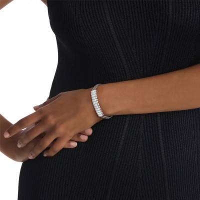 Gray Stainless Steel Modern Repetition Bracelet, Adjustable Length 16 cm - 35000941 - Calvin Klein