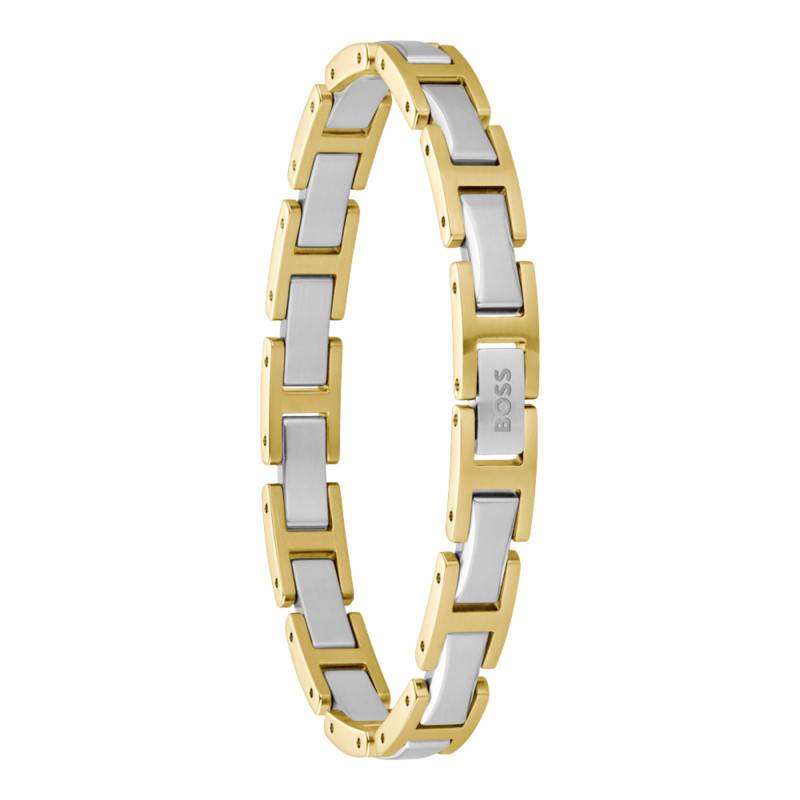 Nolan Gray & Gold-Tone Two-Tone Steel Bracelet, Adjustable Length 17.5 cm - 1580793 - Boss