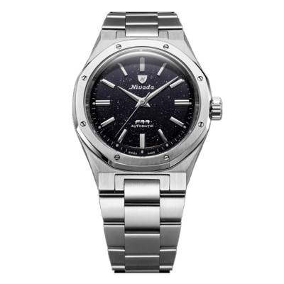 F77 MKII SST Dark Blue Aventurine Watch - Nivada Grenchen
