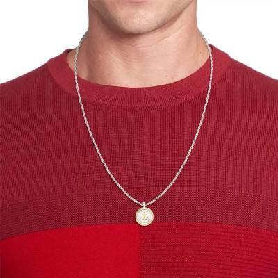 Nautical Grey & Gold Steel Necklace, 55 cm Length - 2790690 - Tommy Hilfiger