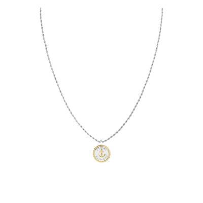 Collier Nautical en Acier Gris & Doré, Longueur 55 cm - 2790690 - Tommy Hilfiger