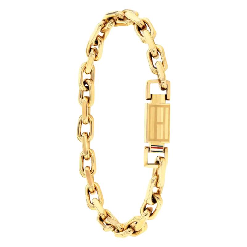 Gold-Tone Steel Iconic Hardware Bracelet, Length 17.50 cm - 2790716S - Tommy Hilfiger