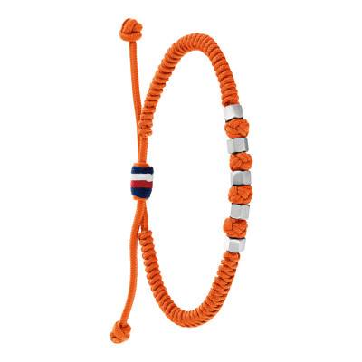 Orange Nylon & Steel Adjustable Bracelet - 2790679 - Tommy Hilfiger