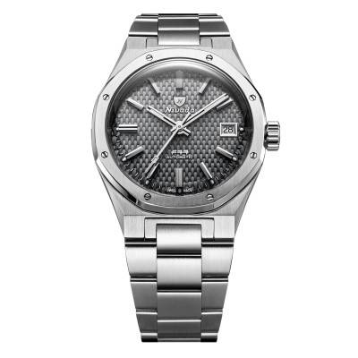 F77 MKII Tressed Dial Watch - Grey Dial - Nivada Grenchen