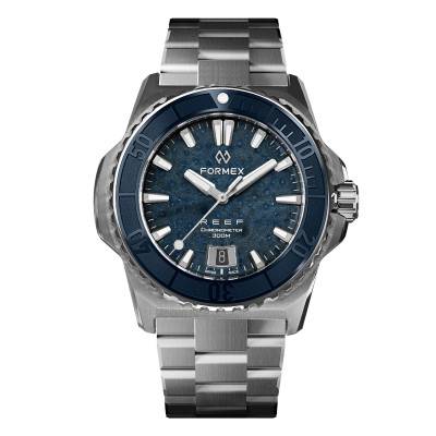 Montre Reef 39.5 mm Blue Coral Formex x Ocarat - Edition Spéciale - Formex