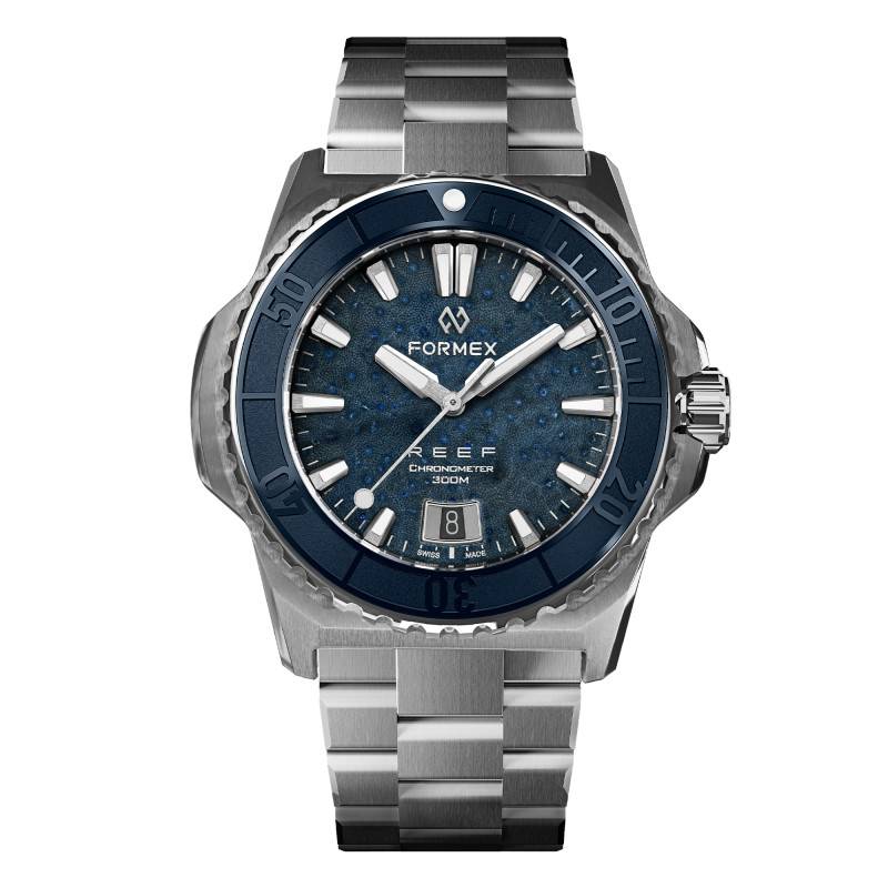 Montre Reef 39.5 mm Blue Coral Formex x Ocarat - Edition Spéciale - Formex