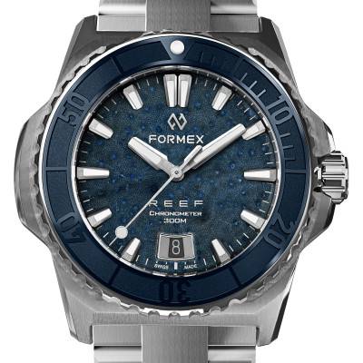 Montre Reef 39.5 mm Blue Coral Formex x Ocarat - Edition Spéciale - Formex