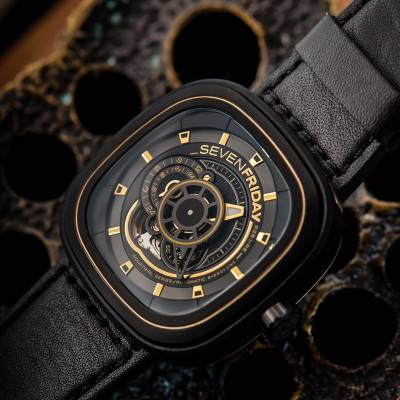 Montre P2B/02 Gold Industrial Révolution - SevenFriday