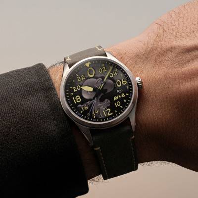 Montre Spitfire Peanuts Snoopy Flying Ace 24 Hour Automatic Limited Edition AV-4150-01 - Avi-8