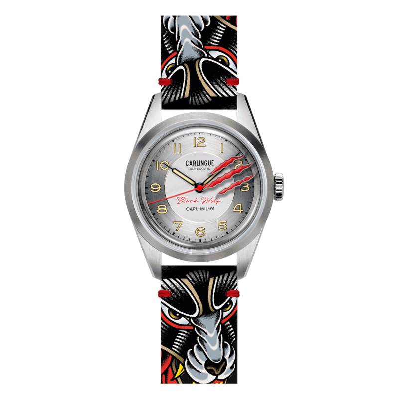 Military 01 Black Wolf Watch CT-003-C-BW - Carlingue