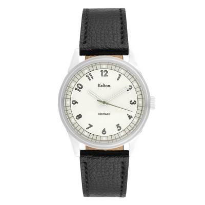 Montre Héritage Blanche Epsom noir 9126842 - Kelton