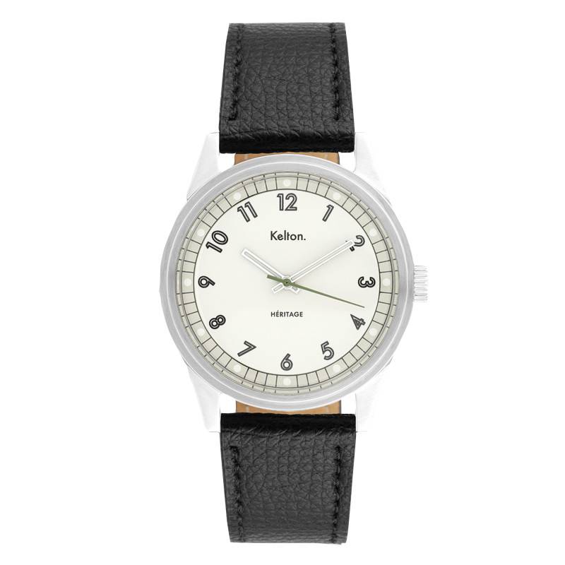 Montre Héritage Blanche Epsom noir 9126842 - Kelton