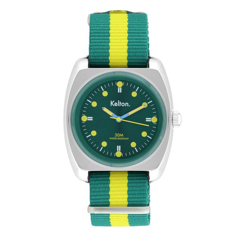 Montre RC 2 Nato vert-jaune 9126322 - Kelton