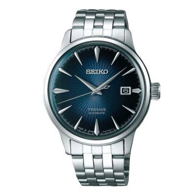 Montre Presage Automatique Cocktail SRPB41J1 "Blue Moon" - Seiko