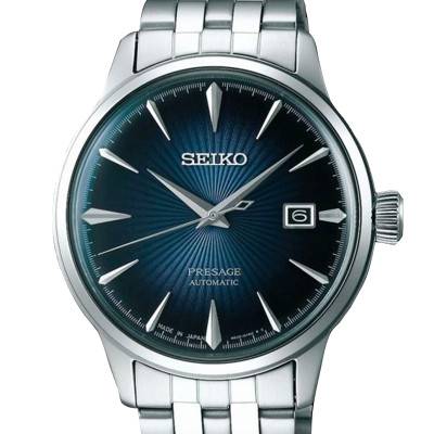 Montre Presage Automatique Cocktail SRPB41J1 "Blue Moon" - Seiko