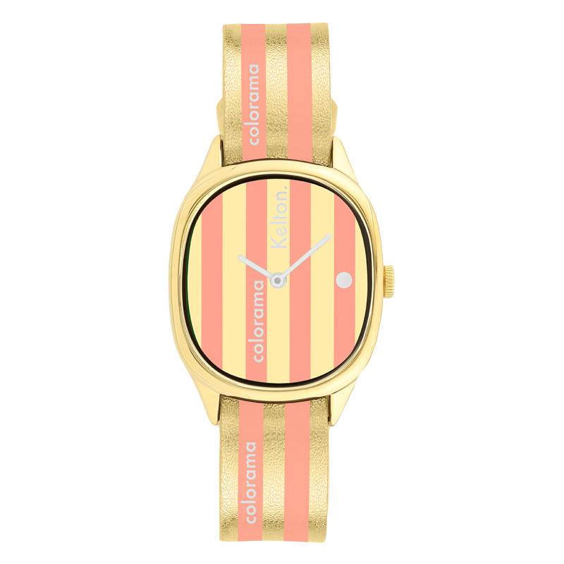 Montre Colorama Pêche 9126742 - Kelton