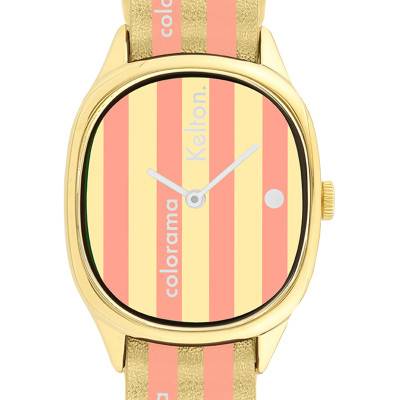 Montre Colorama Pêche 9126742 - Kelton