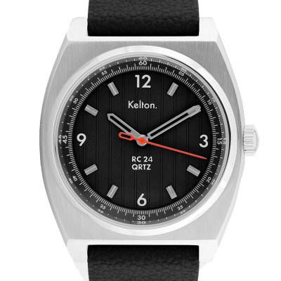 Montre RC24 Asphalte Quartz noire 9126612 - Kelton
