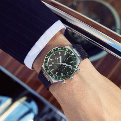 Q Timex Continental Chronograph Watch TW2Y56100 - Timex