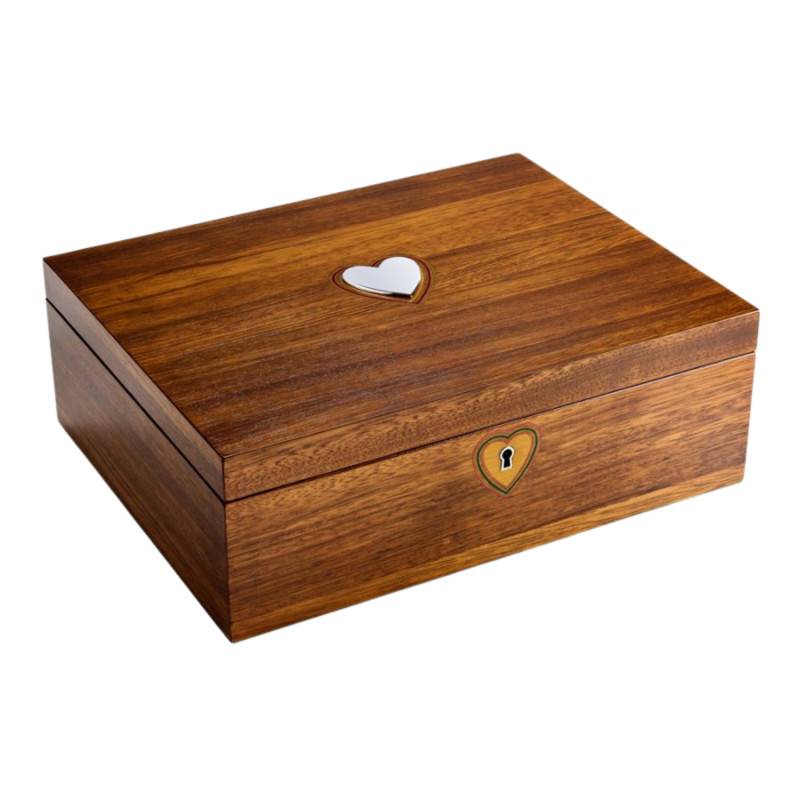 Wolf 1834 Walnut Wood Musical Ballet Jewelry Box, Sleeping Beauty, 26x20.2x9 cm - Wolf 1834