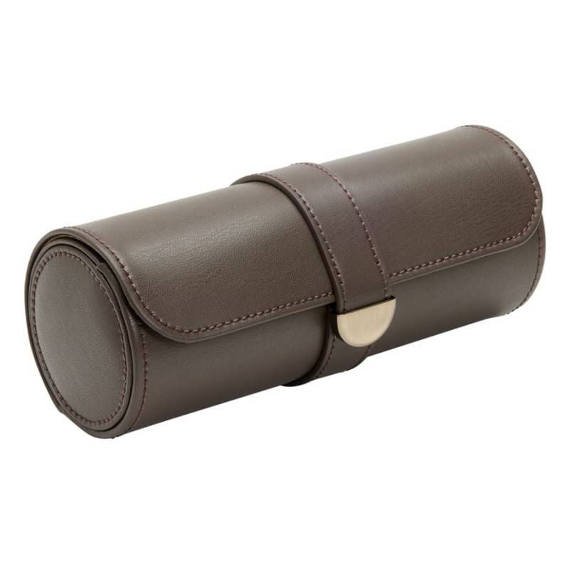 Rouleau Rangement 3 montres Earth Coffee - Wolf 1834