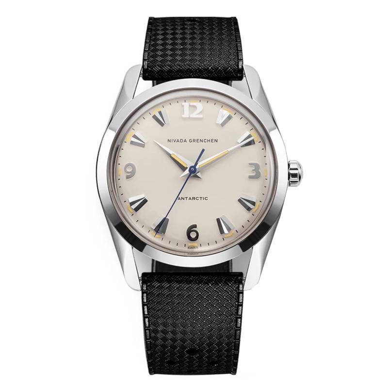 Antarctic 35mm Eggshell Beige Luminova Watch 35001M - Nivada Grenchen