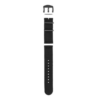 Bracelet de montre Nato Nylon Noir - SGF4036 - ZRC