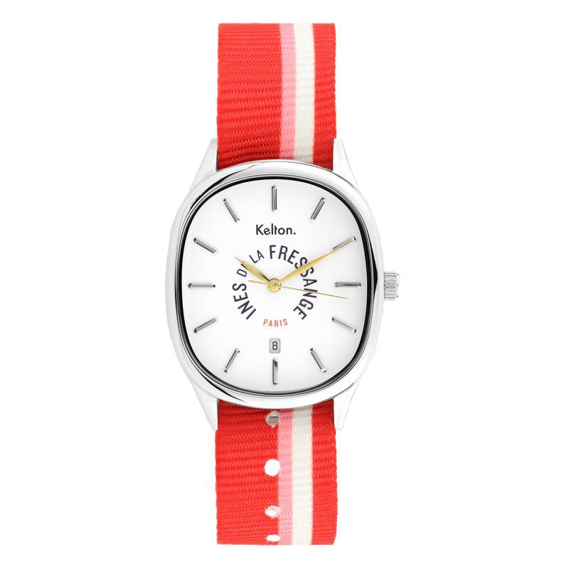 Montre Grande Colorama Rouge- Rose Kelton x Ines de la Fressange Paris 9124382 - Kelton