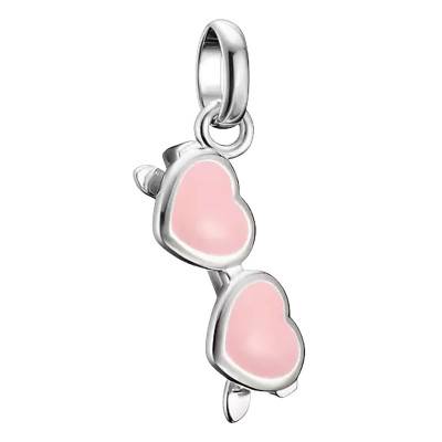 Pendentif Charm Lunettes de Soleil Pink Connect Argent - CC1302-007-9 - Thomas Sabo
