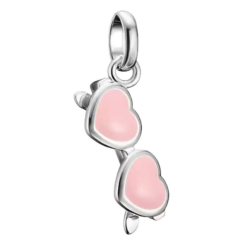 Pendentif Charm Lunettes de Soleil Pink Connect Argent - CC1302-007-9 - Thomas Sabo
