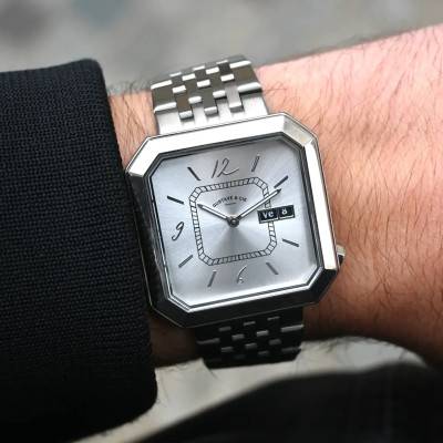 Montre Marie 12H classique - argenté - Gustave & Cie