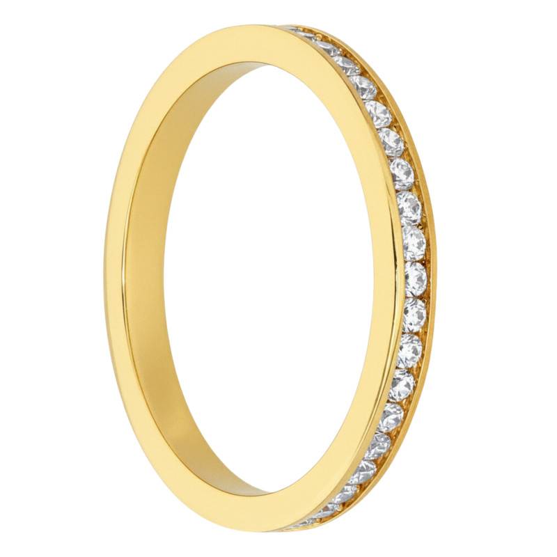 Alliance Sanaga en Or Jaune 750 & Diamants, Largeur 2,30 mm - Fair'Belle