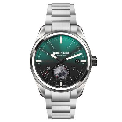 Averau 39 "Big Moon" Gradient Green Lunar Phase Watch - Echo/Neutra