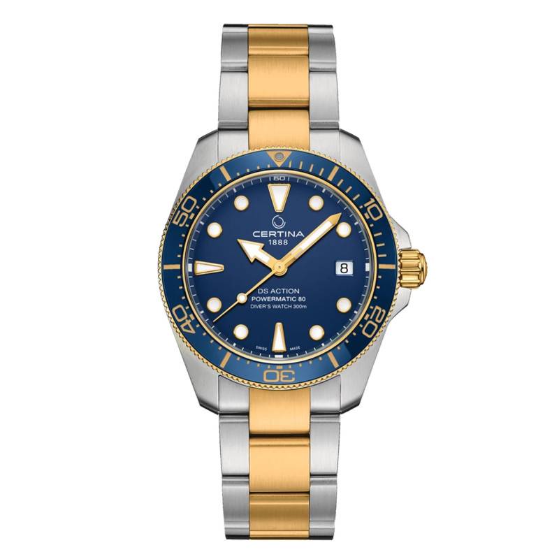 Montre DS Action Diver 38mm Powermatic 80 C0488072204100 - Certina