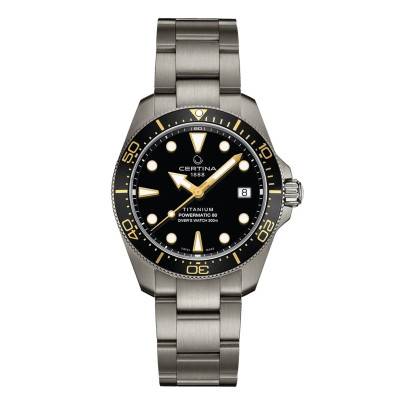 DS Action Diver 38mm Powermatic 80 Watch C0488074405100 - Certina