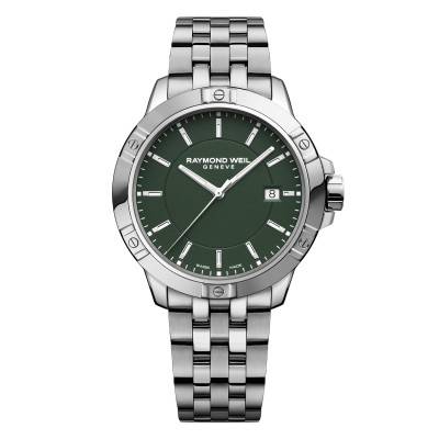 Green Tango Classic 41 mm Watch - Green Dial 8160-ST-52041 - Raymond Weil