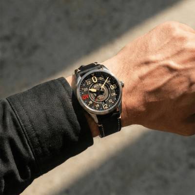 Montre Spitfire N3200 Imperial War Museums 24 Hour Automatic Limited Edition AV-4149-01 - Avi-8