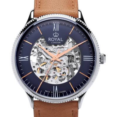The SW7 Silver & Blue Watch 41479-03 - Royal London