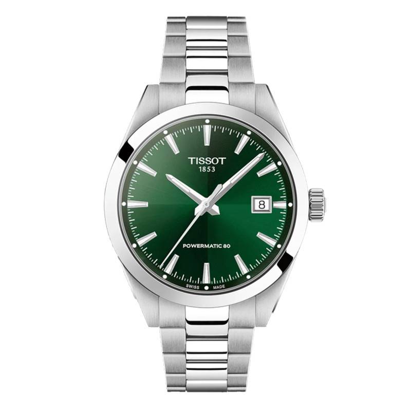 Gentleman Green 38mm Watch T1658071109100 - Tissot