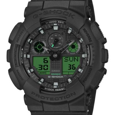 Black & Electro Green Capsule Watch GA-100BEG-1AER - Casio G-Shock