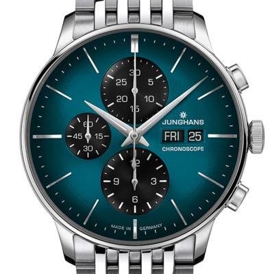 Meister Chronoscope English Date Men's Watch 27/4622.47 - Junghans