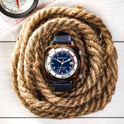 Blue Clubmaster Legend Compressor Watch 26642.SA.T.15.FNB - Briston