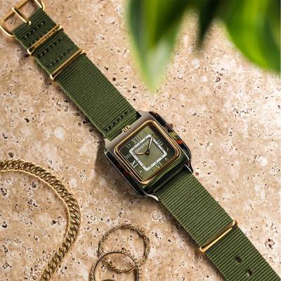 Montre Streamliner Kennedy Spring - HM - Gold - Vert olive 262030.PYA.UG.26.NOL - Briston