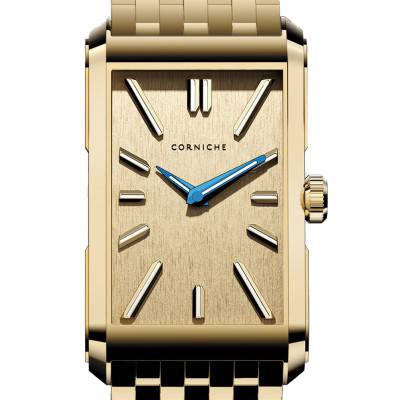 Montre Visionnaire Yellow Gold on Bracelet - Corniche