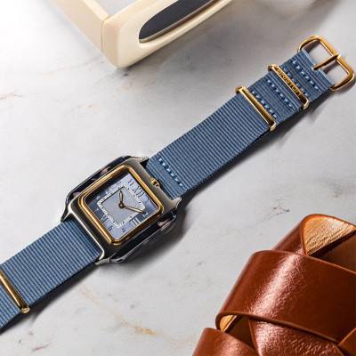 Montre Streamliner Kennedy Spring - HM - Gold - Bleu glacier 262030.PYA.UB.25.NIB - Briston