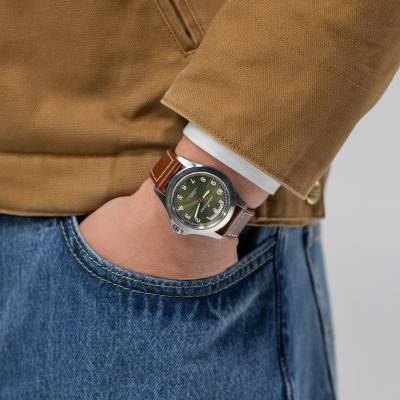Khaki Field King Day-Date Auto 40mm Watch H64475560 - Hamilton