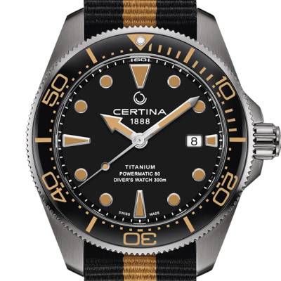 DS Action Diver 43mm Powermatic 80 Watch C0326074805100 - Certina