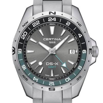 DS-X GMT Watch C0474521108100 - Certina