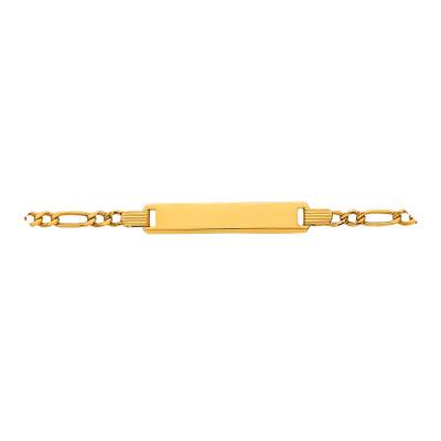Gourmette en Or Jaune 750, Longueur 18 cm, Largeur 2,50 mm - Emanessence